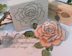 Rose Paper Pin Rose Paper Pin