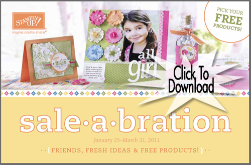 CLICK HERE to view Stampin' Up! Sale-A-Bration Catalog