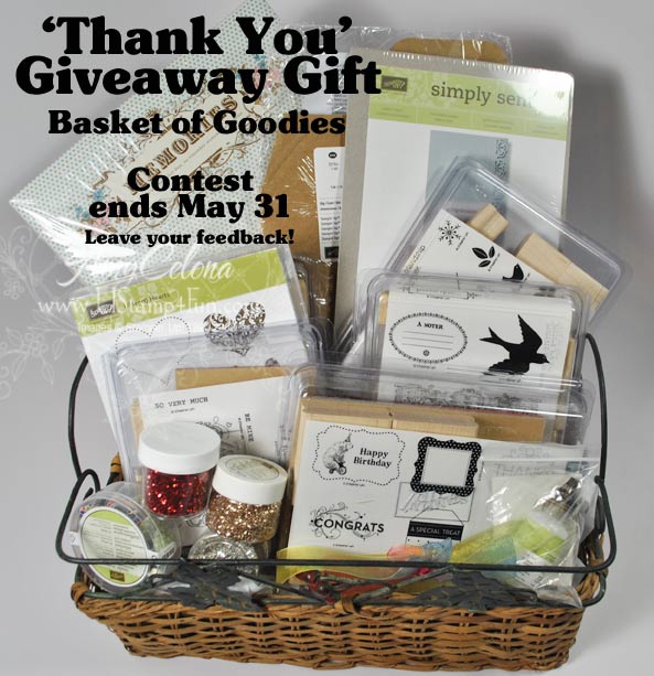Stampin' Up! Product Giveaway Stampin' Up! Product Giveaway