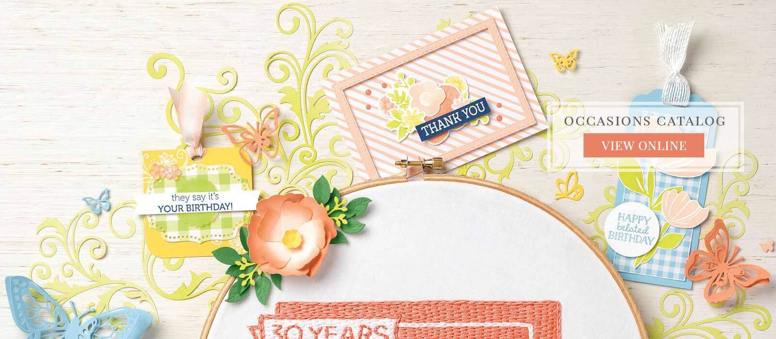 2019 Occasions Catalog - Exclusive, Limited Time Stamps & Accessories