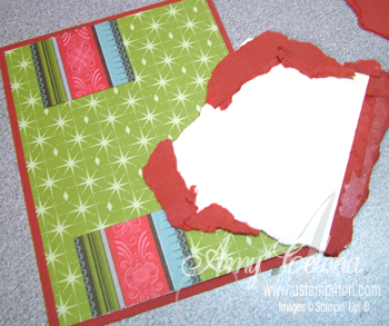 paper saving trick to a layered card