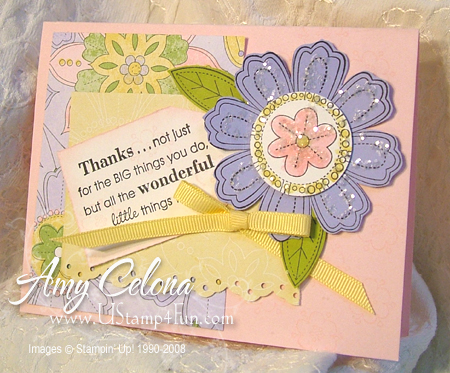 Playful Petals stamp set & Tea Party Designer Series Paper
